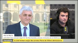 Le général de Villiers était dans son rôle selon lancien ministre de la Défense Hervé Morin [upl. by Notsla]