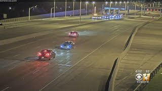 NTTA Traffic Cam Video Released Of Deadly WrongWay Crash On PGBT In Richardson [upl. by Suinotna702]