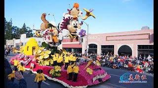 新年全球百萬人狂歡 2024美國玫瑰花車大遊行  2024 Rose Parade The 135th Rose Parade presented [upl. by Artinahs]