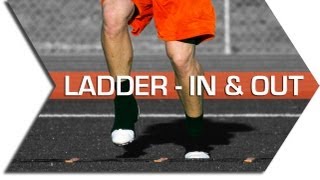 IN amp OUT  AGILITY LADDER  FOOTWORK QUICKNESS amp SPEED TRAINING DRILL [upl. by Akinert]