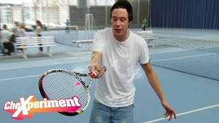 Mit Seifenblasen Tennis spielen  CheXperiment mit Tobi  Die EntdeckerShow [upl. by Eirena]