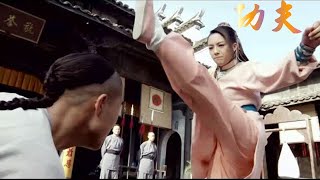 功夫電影！武林高手小瞧美女，殊不知美女功夫深不可測，連續擊敗三大高手 🔥 功夫  Kung Fu [upl. by Berstine]