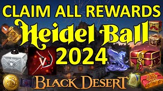 FREE PEN BLACKSTAR WEAPON Js Hammer Outfit Claim All Rewards Heidel Ball 2024 Black Desert BDO [upl. by Nytsirk]