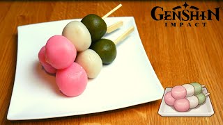 Genshin Impact Recipe 43  Tricolor Dango [upl. by Baerman]