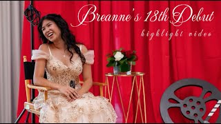 Breannes 18th Debut  Highlight Video [upl. by Lectra814]