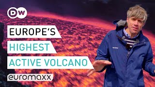 Mount Etna  Europes Highest Active Volcano  Europe To The Maxx [upl. by Rhiamon]