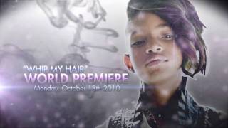 Official Willow Smith quotWhip My Hairquot Video Teaser  WillowSmithcom [upl. by Ailices]