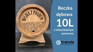 Odkryj unikalny grawer na beczce dębowej 10L [upl. by Kirshbaum]