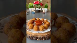 Trending recipe of crispy bread balls recipe shortsvideo recipe snacks potato bread [upl. by Jaquith]