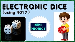 ELECTRONIC DICE USING CD4017 IC [upl. by Ortrud]