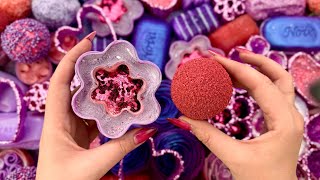 Very Satisfying ASMR Video  Crushing soap boxes with starch and foam  Clay cracking  Cutting soap [upl. by Tibbetts]