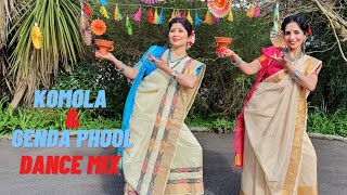 Bengali Dance Mix Komola x Genda Phool  Dancerianss Bangla Inspired Choreography [upl. by Corby831]