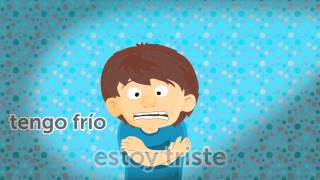 Sentimientos in Spanish Song to learn how to name the Feelings in Spanish for kids [upl. by Dilahk]