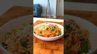 Easy OneTray Baked Orzo Recipe with Roasted Cherry Tomatoes  Creamy amp Flavorful Vegan Dish [upl. by Einahpats]