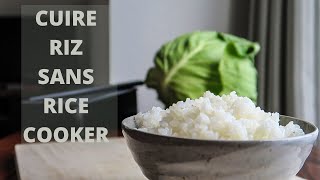 COMMENT CUIRE PARFAITEMENT DU RIZ sans autocuiseur  Recette Japonaise [upl. by Vivianna190]