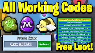 ALL Working Codes 2023  Bee Swarm SImulator [upl. by Acinoda]