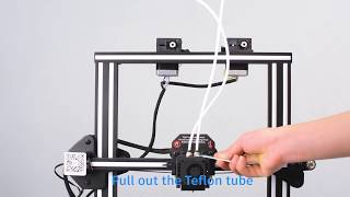 GEEETECH A20M 3D printer  clean hotend [upl. by Xonnel90]