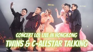 Vietsub Mắt Đỏ Hoe 眼红红 amp Thang Trời 天梯  Twins amp C AllStar  Concert LOL Live in HongKong 2015 [upl. by Seve]