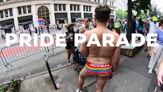 PRIDE PARADE  Walking Tour in New York 4K 2024 Summer [upl. by Sidnak417]