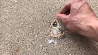 time lapse of singing mouse street art [upl. by Brina]