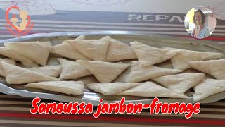 Recette du samoussa fromage jambon blanc  Réunion [upl. by Remington]