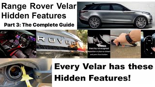 Range Rover Velar Hidden Features  Part 3 The Complete Guide [upl. by Nyre391]