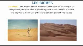 Écologie générale  Les biomes بالدارجة [upl. by Anilahs92]