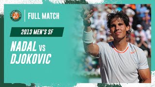 Nadal vs Djokovic 2013 Mens semifinal Full Match  RolandGarros [upl. by Beard]