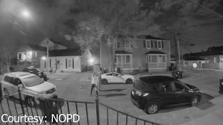 VIDEO Man shot at after confronting group of car burglars in New Orleans neighborhood [upl. by Adidnere18]