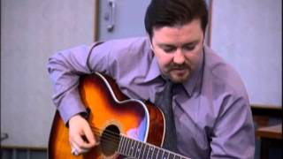 David Brent on Guitar  Free Love Freeway  The Office  BBC [upl. by Carpet66]