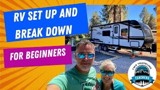 A Beginner’s Guide to RV Setup and Breakdown How We Set Up amp Break Down Our Grand Design 22 MLE [upl. by Aivatahs]