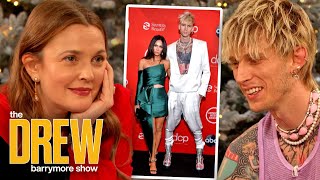 Machine Gun Kelly Paints Drews Nails and Shares the Story of His First Lunch Date with Megan Fox [upl. by Essinger450]