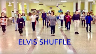 Elvis Shuffle Line Dance Return to Sender [upl. by Katt]