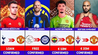 🚨 ALL CONFIRMED TRANSFER NEWS TODAY SUMMER 2023 AMRABAT TO UNITED KLAASSEN TO MILAN ALTAY TO UNIT [upl. by Latia]