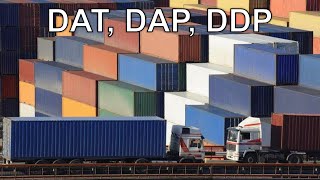 Incoterms Definitions DAT DAP DDP  Universal Shipping News [upl. by Anegue676]