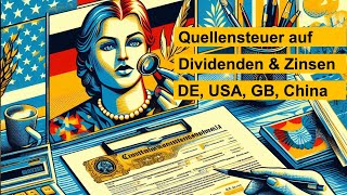 Abenteuer Wirtschaft Quellensteuer auf Dividenden und Zinsen – ein paar Beispiele [upl. by Erena]