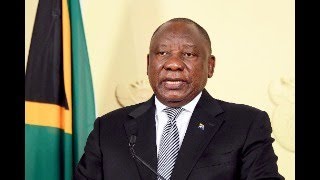 President Cyril Ramaphosa addresses the nation on the International Court of Justice order [upl. by Searby499]