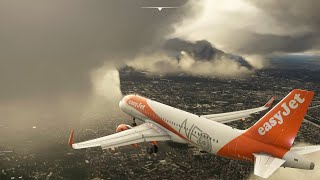 4K Ultra Settings  Full Flight  London  Paris  Easy Jet A320 Neo  MSFS 2020 [upl. by Kulsrud]