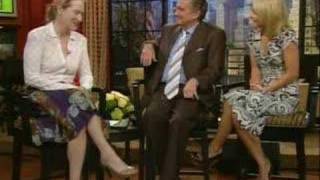 Meryl Streep on Live with Regis amp Kelly prt1 [upl. by Hanforrd]