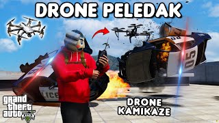 DRONE KONTROL TEROR POLISI  GTA 5 ROLEPLAY [upl. by Allegna]