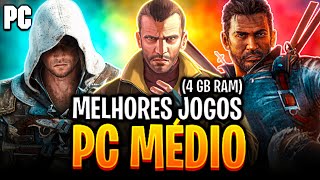 TOP 20 MELHORES JOGOS para PC MÉDIO de até 4 GB RAM JOGOS LEVES [upl. by Lothair]