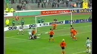 celtic 4 dundee utd 1 1992 [upl. by Alcina]