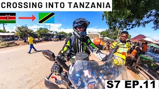 Crossing into Tanzania from Kenya S7 EP11  Lunga Lunga Border Pakistan to South Africa Motorcycle [upl. by Gellman]