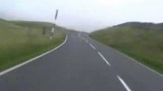 Hartside Honda VFR 750 ride into the clouds with sound [upl. by Orenid]