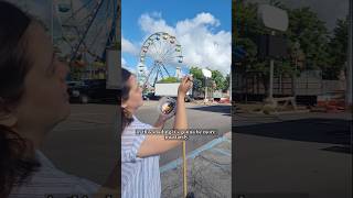 My 2nd ever Ferris wheel illusion painting pleinairillusion tonawanda colormatchqueen [upl. by Elga201]