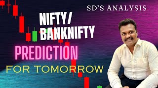 Nifty prediction for tomorrow  Nifty bank nifty prediction SD’s Analysis [upl. by Irmina911]