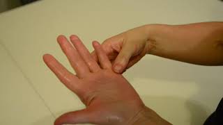 Hand reflexology to help constipation [upl. by Htrag]