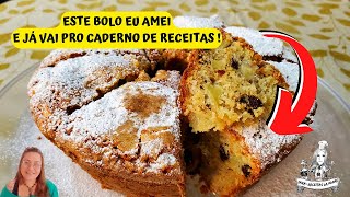 BOLO DE AVEIABANANAMAÇA E UVA PASSA  RECEITA QUE PEGUEI NA EMBALAGEM E JÁ AMEI [upl. by Kipper]