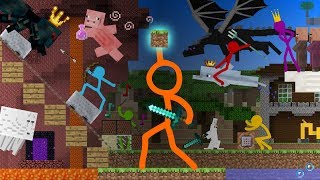 Animation vs Minecraft Shorts Season 1  All Episodes 114 [upl. by Omsare]