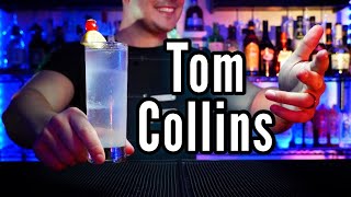 Cocktail Tom Collins 🍋 🍒 short GRAN CLASICO [upl. by Jim]